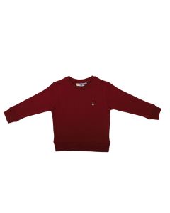 Dudly-Pullover In Maroon 