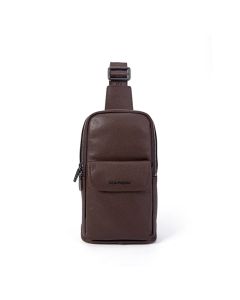 Alvis Chest Bag 228 In Dark Brown 