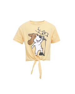 Hush Puppies Pakaian T Shirt Kids Grils Trilly In Yellow 