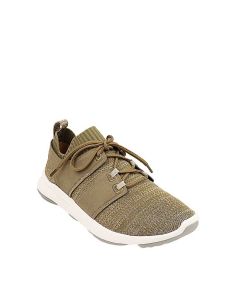 Hush Puppies Sepatu Lace Up Pria World In Olive Knit 