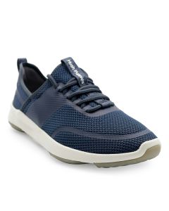 Hush Puppies Sepatu Lace Up Pria Bliss Lace Up In Navy Mesh 