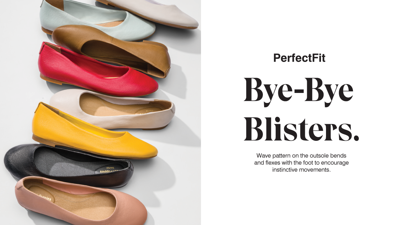 Bye Bye Blisters with PerfectFit Shoes